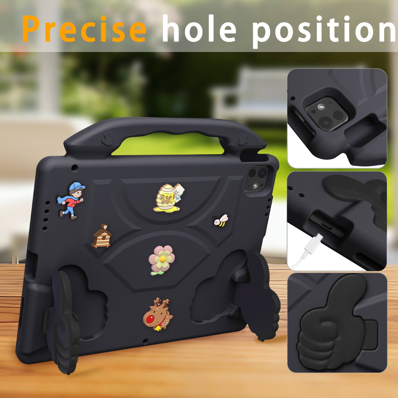 Precise hole position