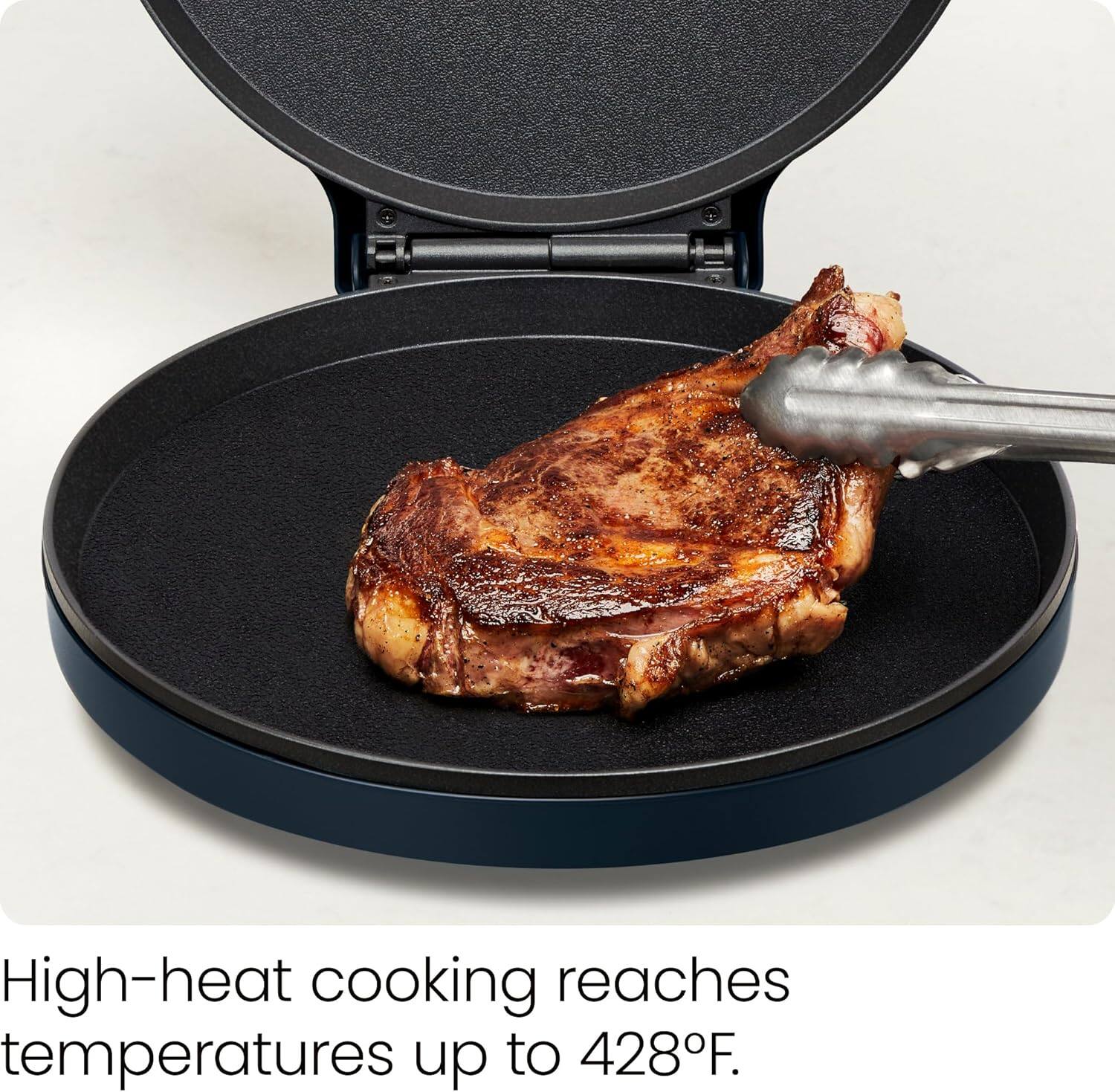 High-heat cooking reaches temperatures up to 428°F.