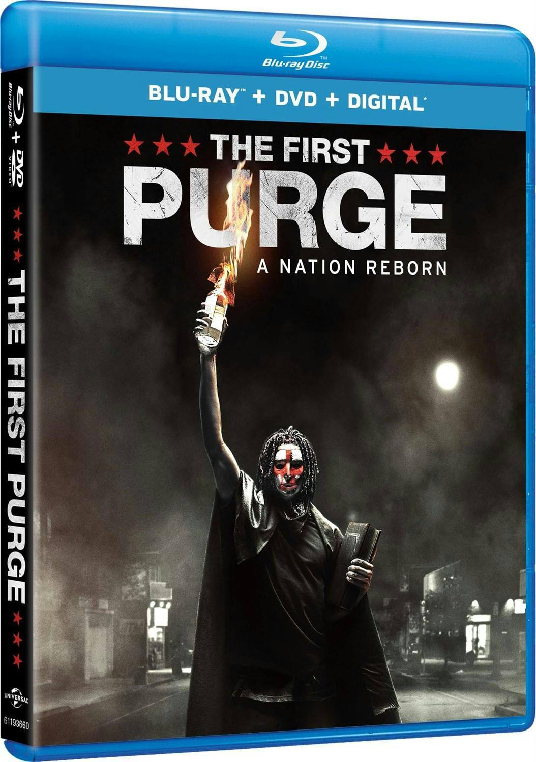 Angle. The First Purge (DVD + Digital) [Blu-ray].