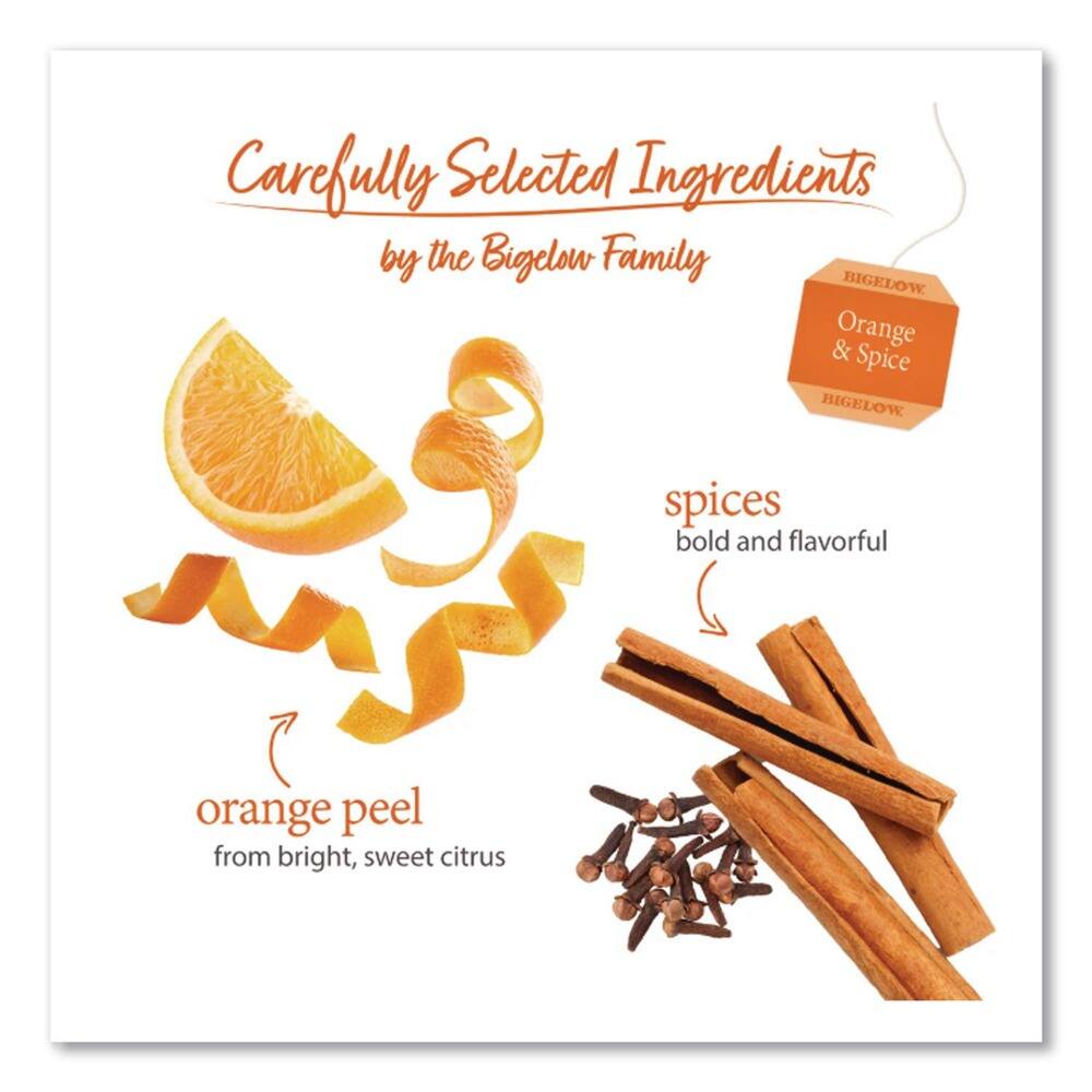 Carefully Selected Ingredients by the Bigelow Family

BIGELOW & Orange Spice

spices bold and flavorful

orange peel from bright, sweet citrus