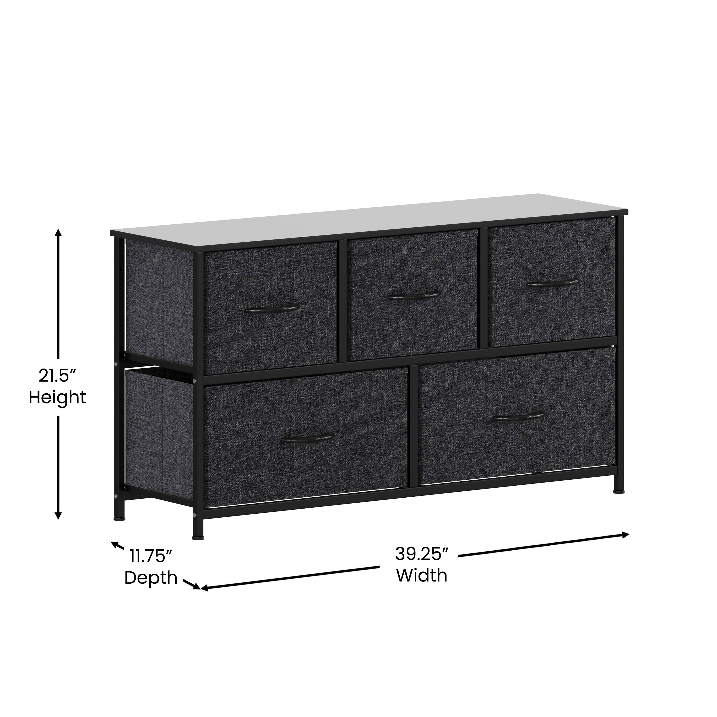 21.5" Height, 11.75" Depth, 39.25" Width