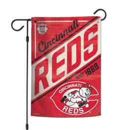 WinCraft - Cincinnati Reds 12" x 18" Cooperstown Collection Double-Sided Garden Flag - Multicolor