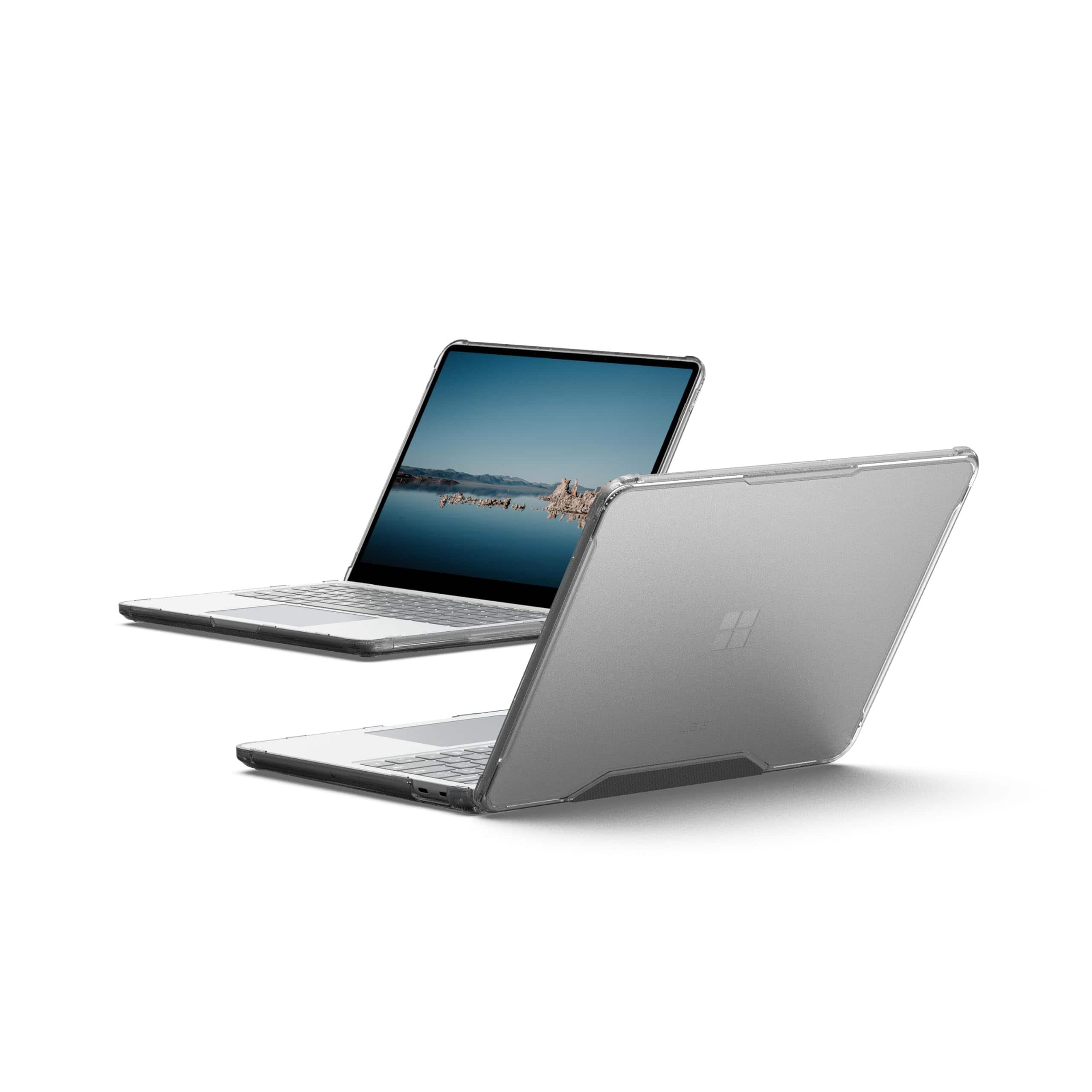 UAG - Surface Laptop 13" 1st Edition Case - Rugged Hard Shell Military Grade Transparent Protective Cover - Ice