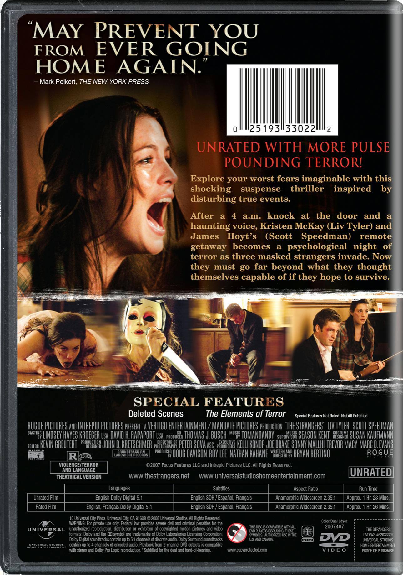 Angle. The Strangers (DVD Unrated) [DVD].