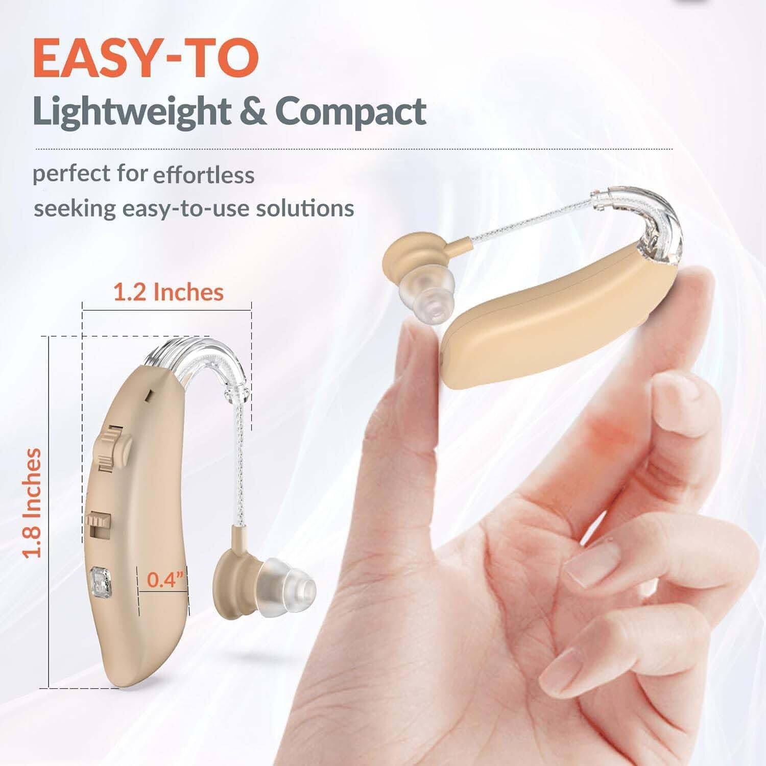 EASY-TO  
Lightweight & Compact  
perfect for effortless seeking easy-to-use solutions  

1.2 Inches  
1.8 Inches  
0.4"