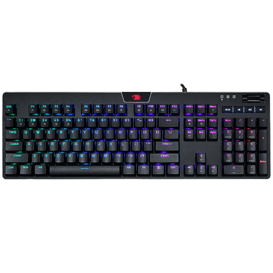 iBUYPOWER MEK 4 Full size Wired RGB Mechanical Tactile Brown Switch ...