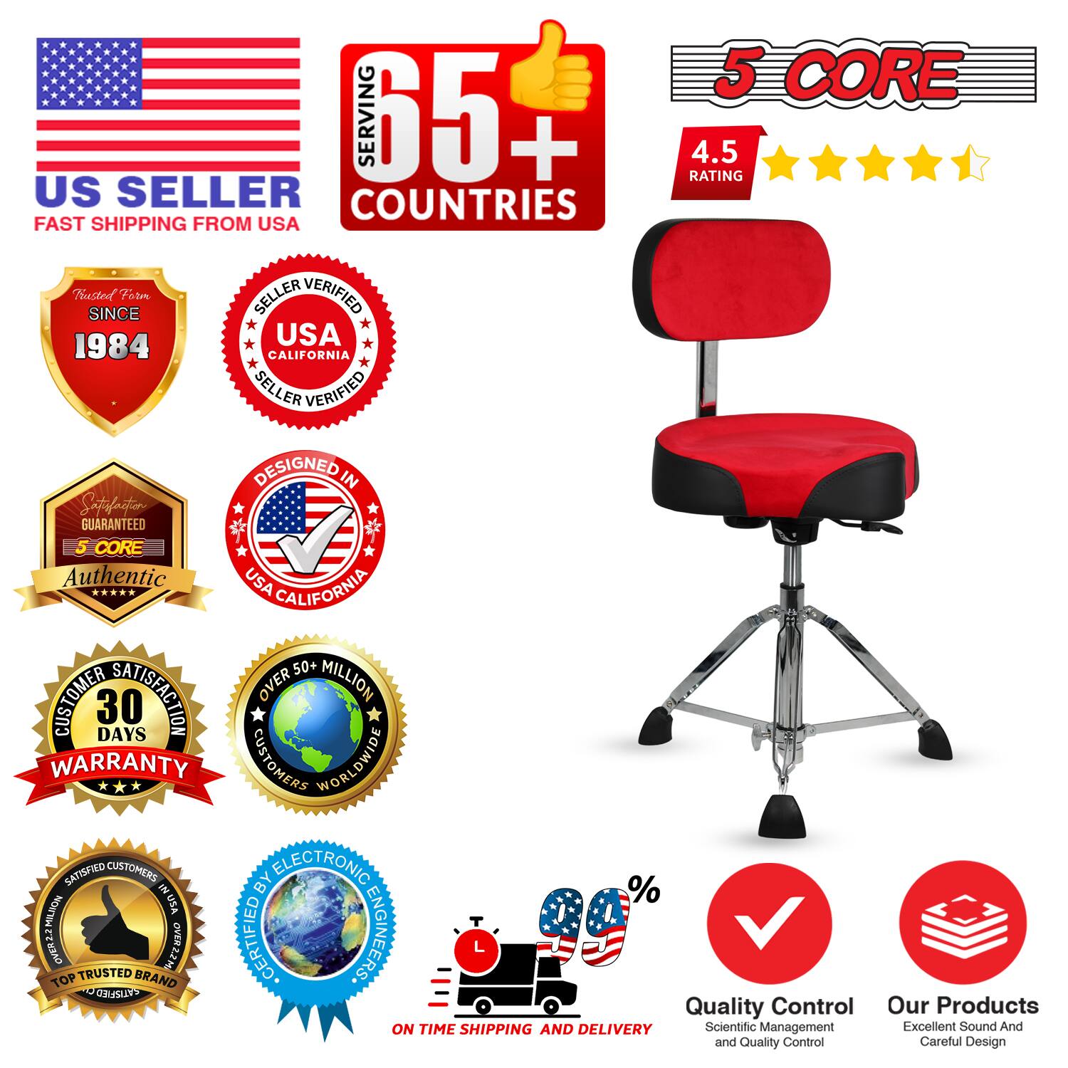 - US SELLER
- FAST SHIPPING FROM USA
- 65+ COUNTRIES
- 5 CORE
- 4.5 RATING
- TRUSTED FROM 1984
- SELLER VERIFIED USA CALIFORNIA
- DESIGNED IN USA CALIFORNIA
- SATISFACTION GUARANTEED
- 30 DAYS WARRANTY
- OVER 50+ MILLION CUSTOMERS WORLDWIDE
- CERTIFIED BY ELECTRONIC ENGINEERS
- TOP TRUSTED BRAND
- ON TIME SHIPPING AND DELIVERY
- QUALITY CONTROL
- SCIENTIFIC MANAGEMENT AND QUALITY CONTROL
- OUR PRODUCTS
- EXCELLENT SOUND AND CAREFUL DESIGN