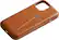 Left. Bellroy - iPhone 15 Leather Phone Case - 3 Card - Terracotta.