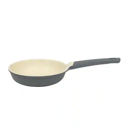 Front. Oster - Oster Rooney 10 Inch Ceramic Nonstick Cast Aluminum Frying Pan in Grey - Gray.