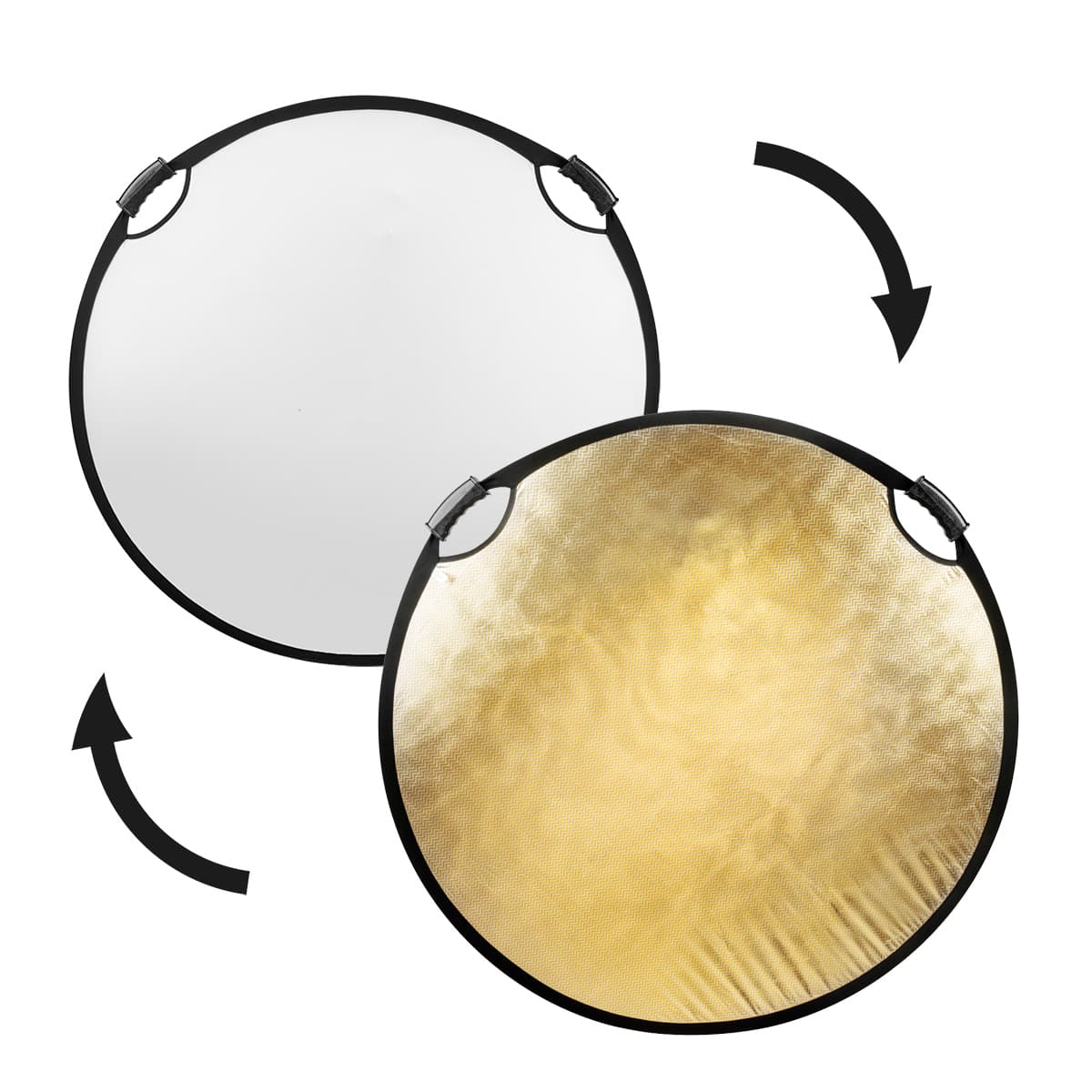"Glow - Circular Collapsible Reflector with Handles (42"", Wave Gold/White)" price history on PriceWatchPro