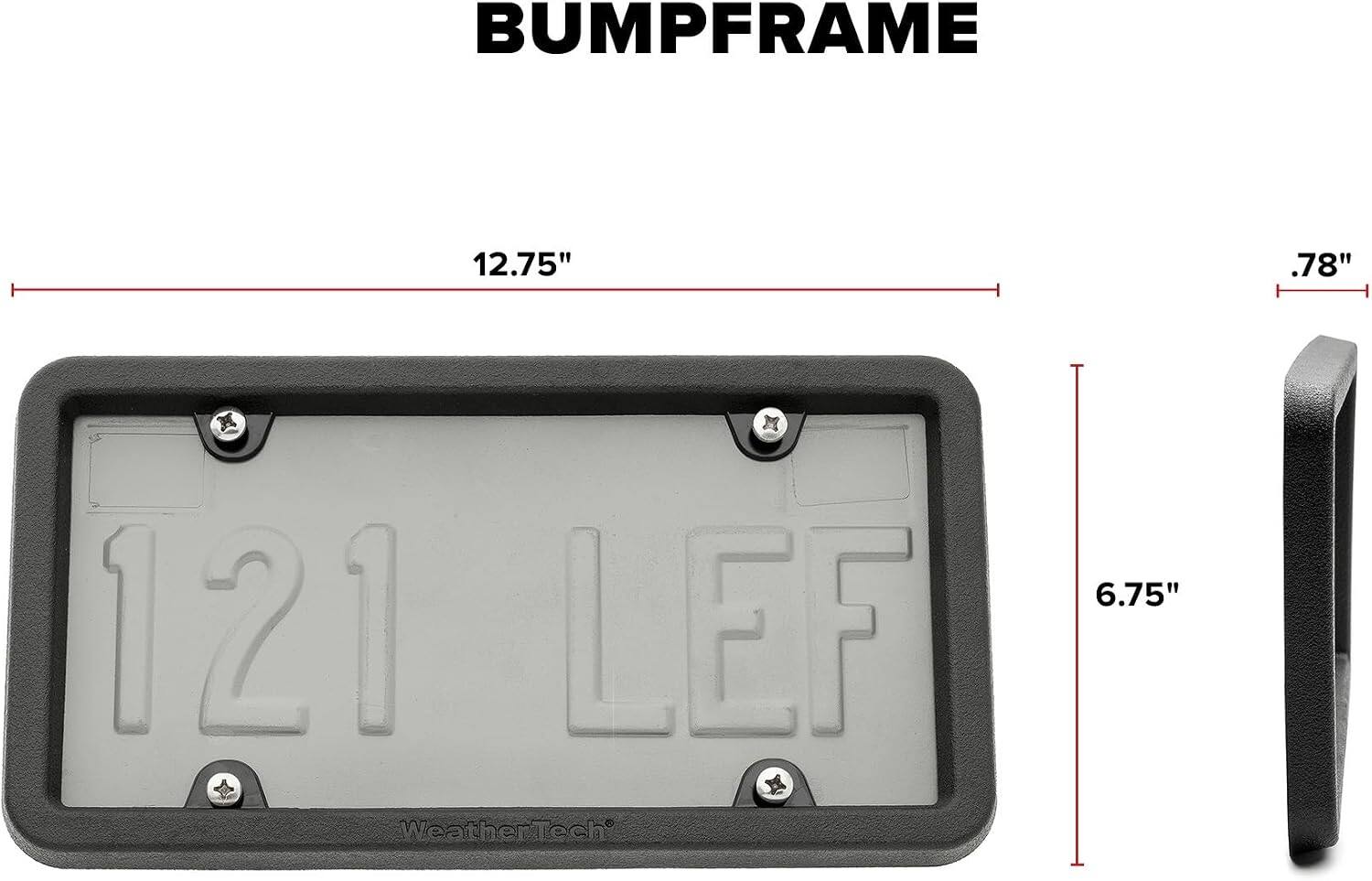 BUMPFRAME  
12.75"  
.78"  
121 LEF  
6.75"