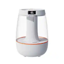 Cluzine - Humidifier Large Mist Large Capacity Dual Spray Quiet Desktop Home Bedroom Atomizer - White