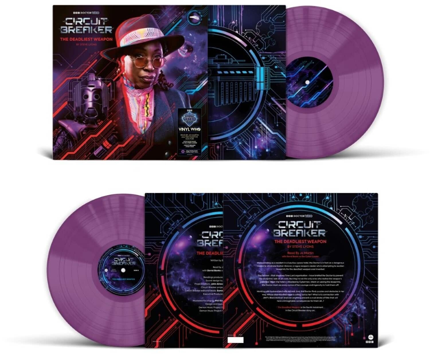 Doctor Who - Deadliest Weapon (Circuit Breaker) - 140-Gram 'Tranlucent Purple Coat' Colored Vinyl   - VINYL LP price history on PriceWatchPro