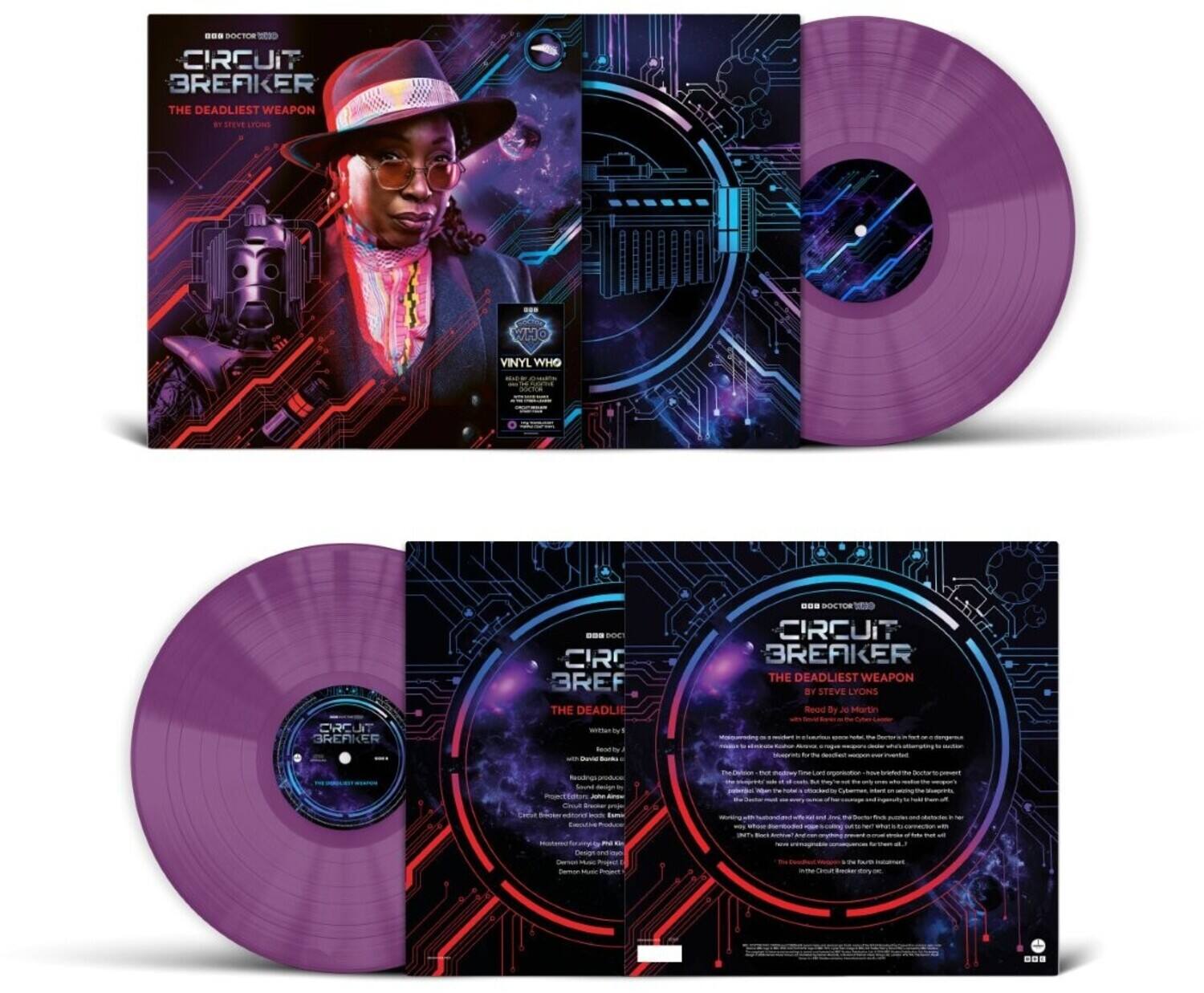 Doctor Who - Deadliest Weapon (Circuit Breaker) - 140-Gram 'Tranlucent Purple Coat' Colored Vinyl   - VINYL LP