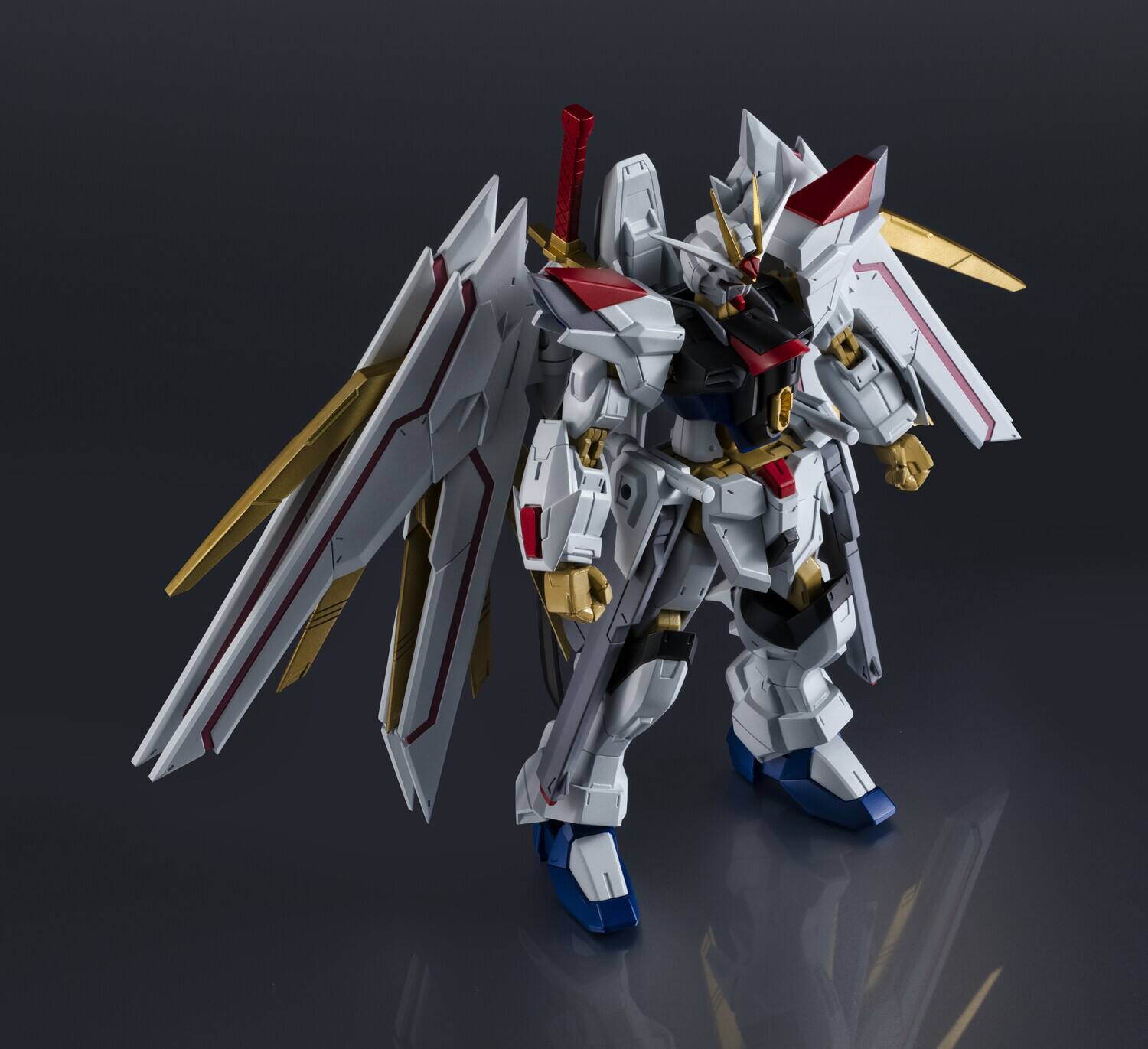 Alt View 2. PopMarket - Tamashii Nations - Mobile Suit Gundam SEED Fredom -  Gundam Universe - GMF/A-262PD-P Mighty Strike - COLLECTIBLES - Multicolor.