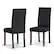 Front. Simpli Home - Acadian Parson Dining Chair (Set of 2) - Distressed Black.