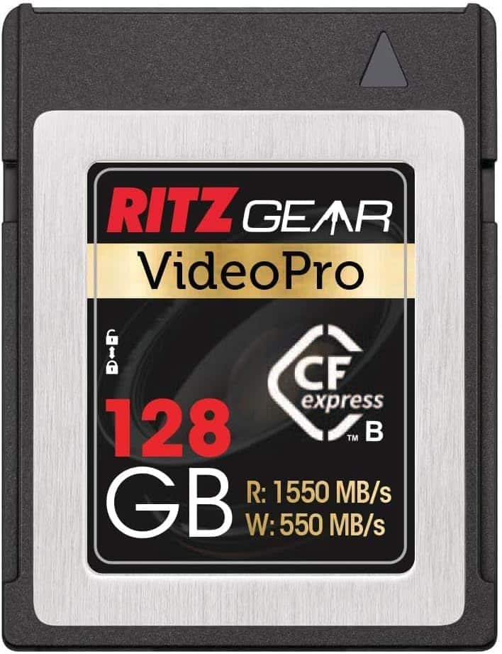 RITZ GEAR VideoPro CF express B 128 GB R: 1550 MB/s W: 550 MB/s