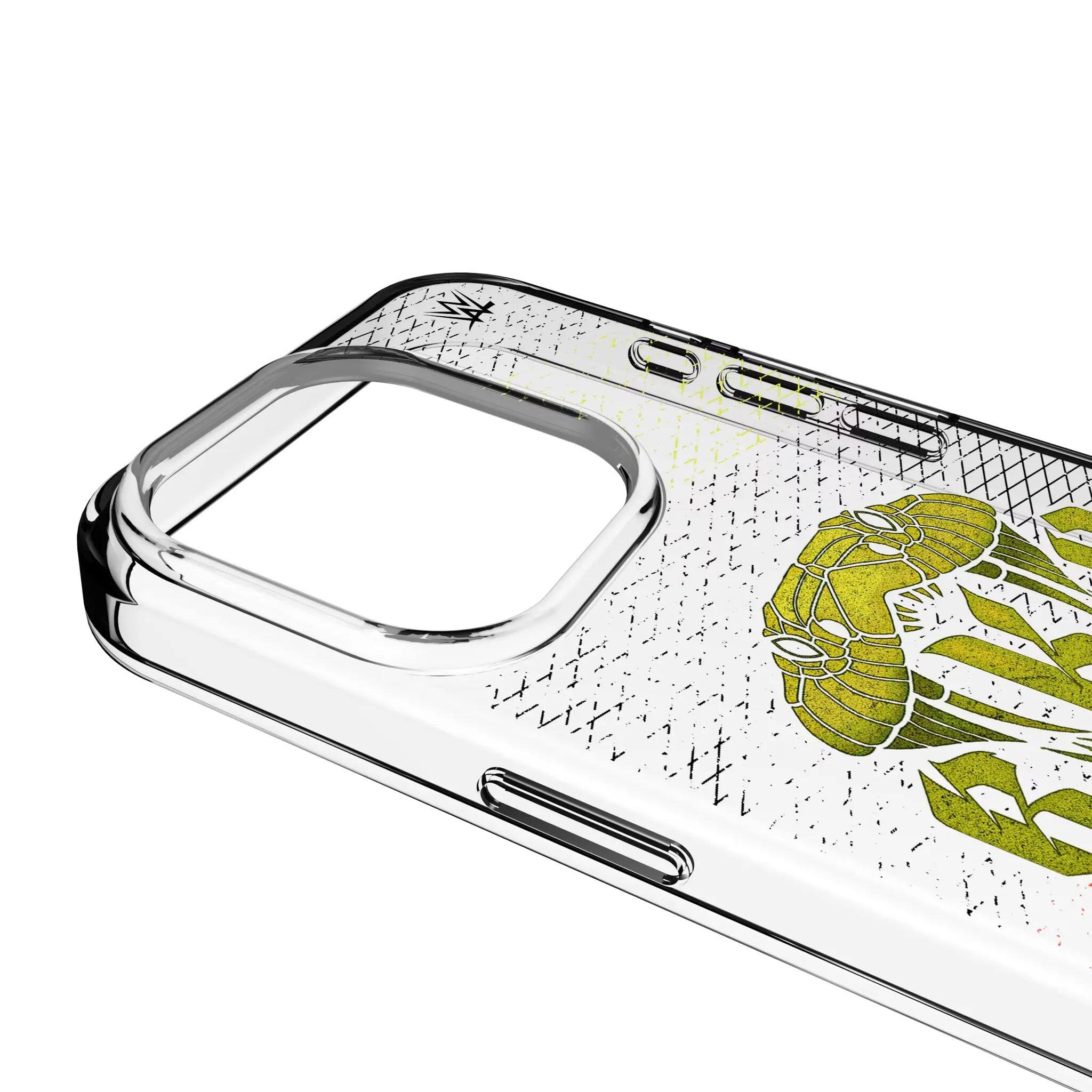 Left. Keyscaper - WWE Steel Clear Phone Case - Apple iPhone 14 - Randy Orton.