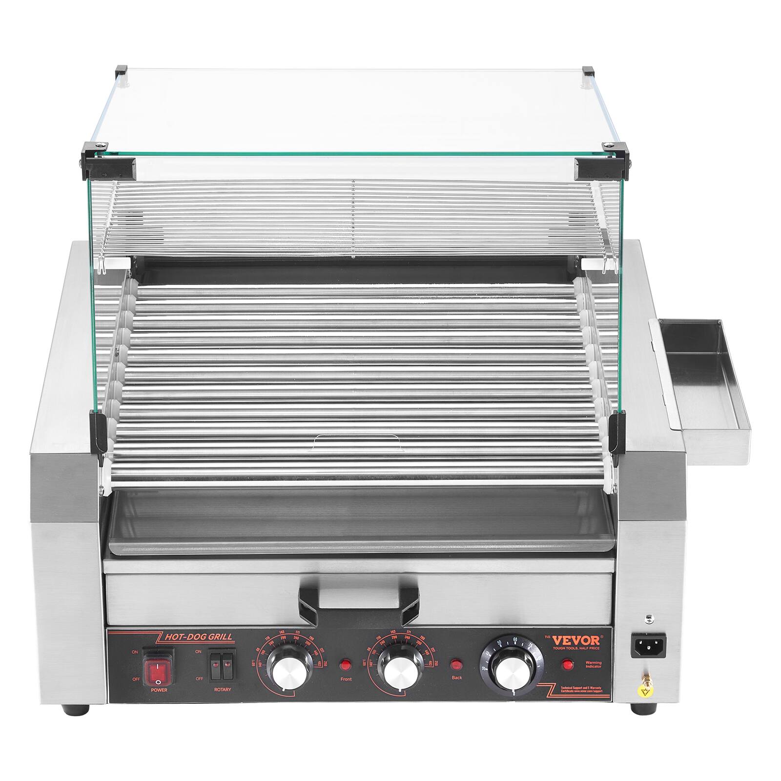 HOT-DOG GRILL

VEVOR

ON
OFF
POWER
ROTARY
Front
Back