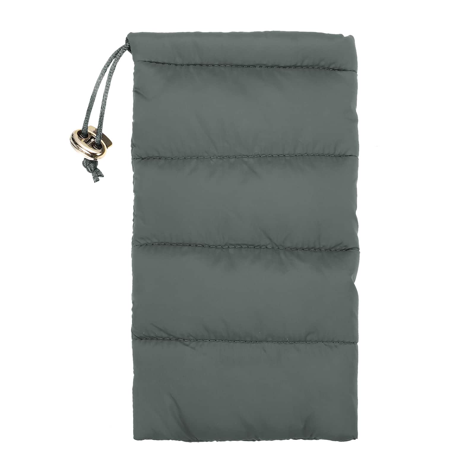 Unique Bargains - 1pc Soft Sunglass Pouch, Microfiber Glasses Pouch w/ Drawstring, Portable Eyeglass Storage for Phone & Glasses - Gray