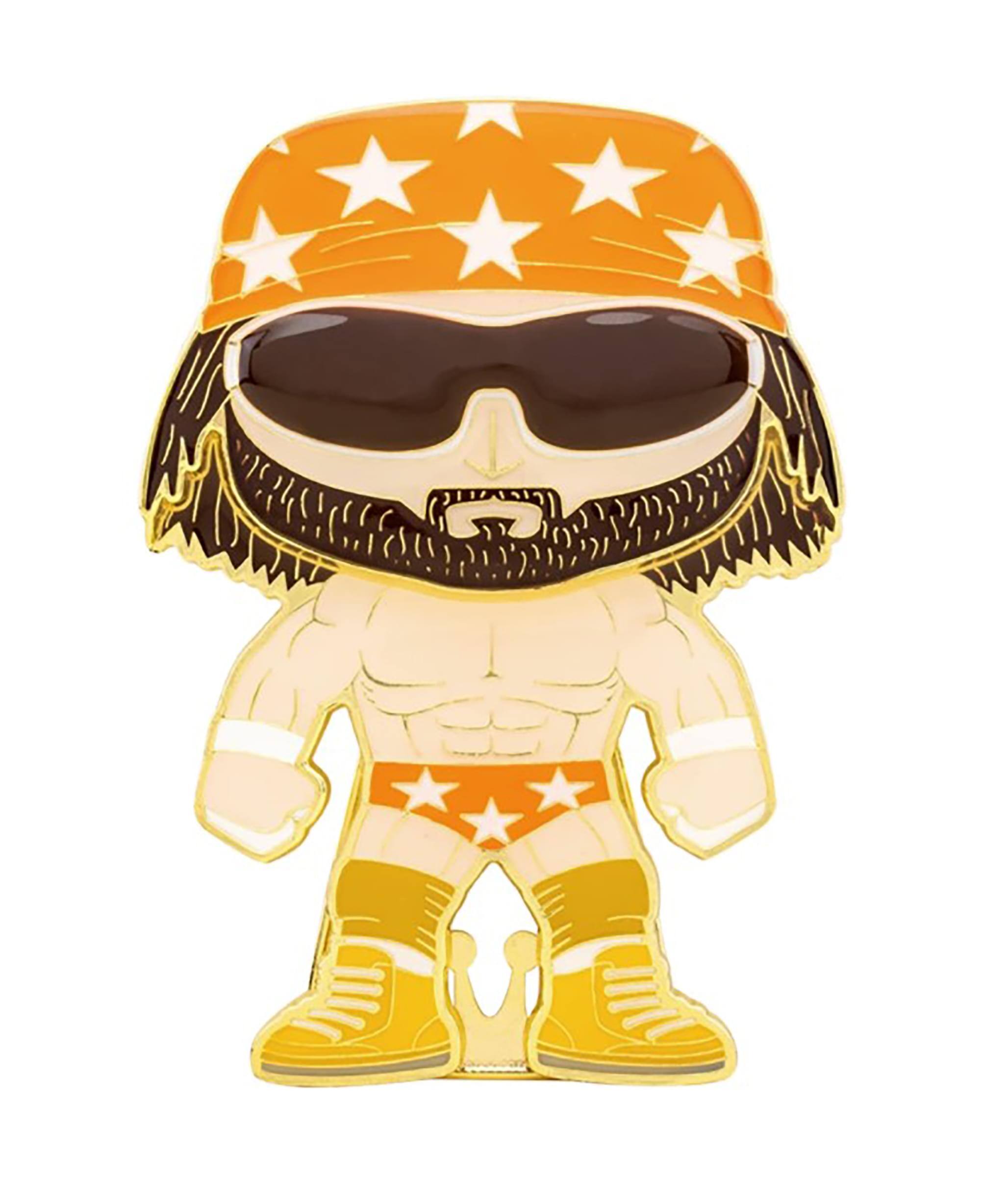 WWE 3 Inch Funko POP Pin | Randy Macho Man Savage - Orange price history on PriceWatchPro