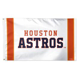 WinCraft - Houston Astros 3' x 5' Vertical Stripe Deluxe Single-Sided Flag - Multicolor