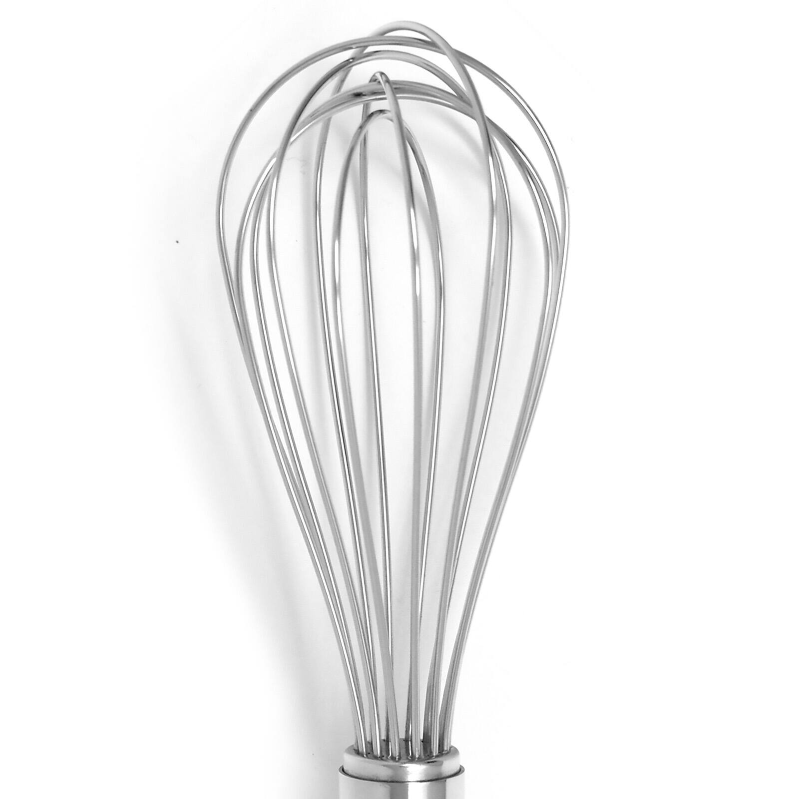 Alt View 2. Norpro - Krona 9-Inch Stainless Steel Professional Quality Balloon Whisk - Silver.