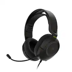 Front. CORSAIR - HS35 v3 Wired Over-the-Ear Gaming Headset for PC,Xbox One,Xbox Series X|S,PS5,PS4, Nintendo Switch and Mobile - Carbon.