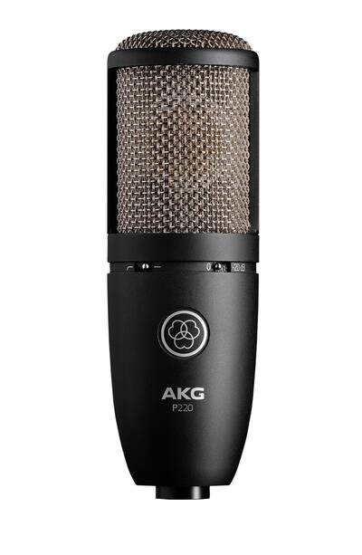 AKG P220 コンデンサーマイクロフォン AKG Wired P220 Large Diaphgram Condenser Microphone Black