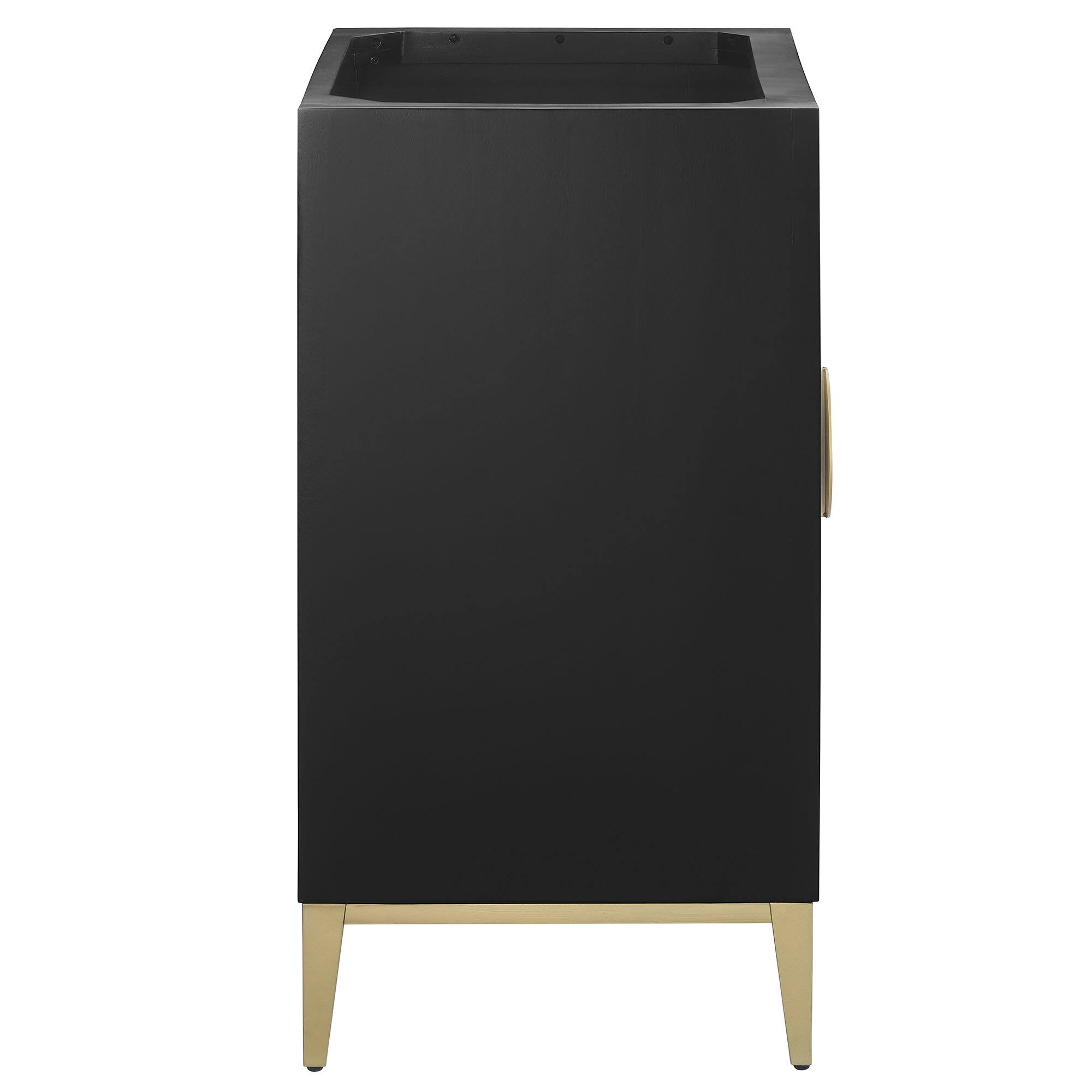 Alt View 2. Modway - Beau 24" Bathroom Vanity Cabinet by Modway - Black.