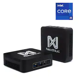 NextNuc - 13I5Pro, 13Gen Intel Nuc Business Mini Desktop (Intel i5-1334U, WiFi 6,Bluetooth 5.2,No OS) - Black