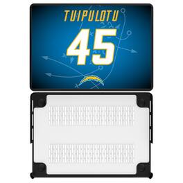 Keyscaper - Tuli Tuipulotu Los Angeles Chargers MacBook Case - Pro 16 in - Multicolor