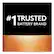 #1 TRUSTED BATTERY BRAND