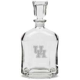Jardine - Houston Cougars 23.75oz. Crystal Whiskey Decanter - Multicolor