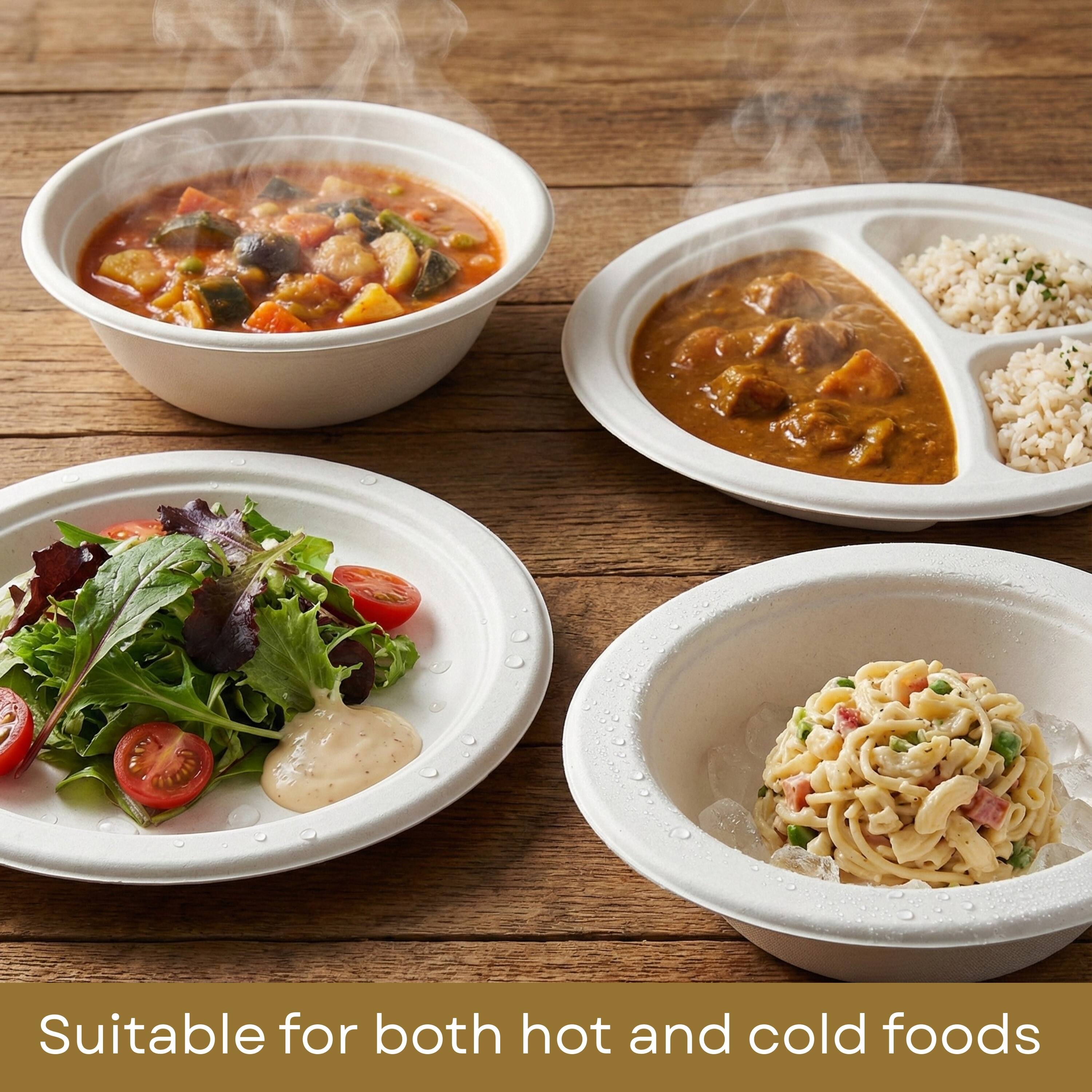 Suitable for both hot and cold foods