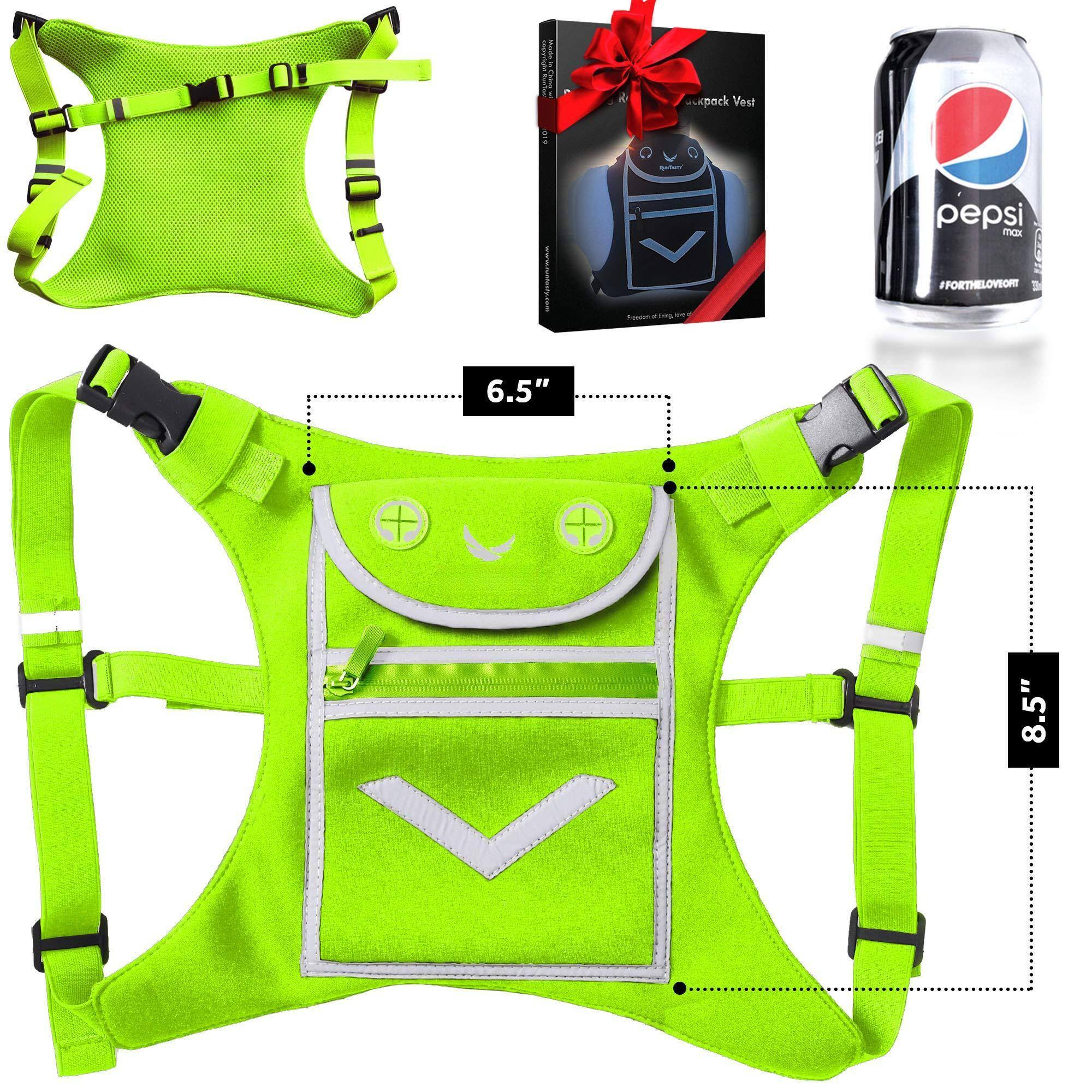 Pacoar Cade Running Mini Backpack Vest For Men & Women Hi viz Gear ...