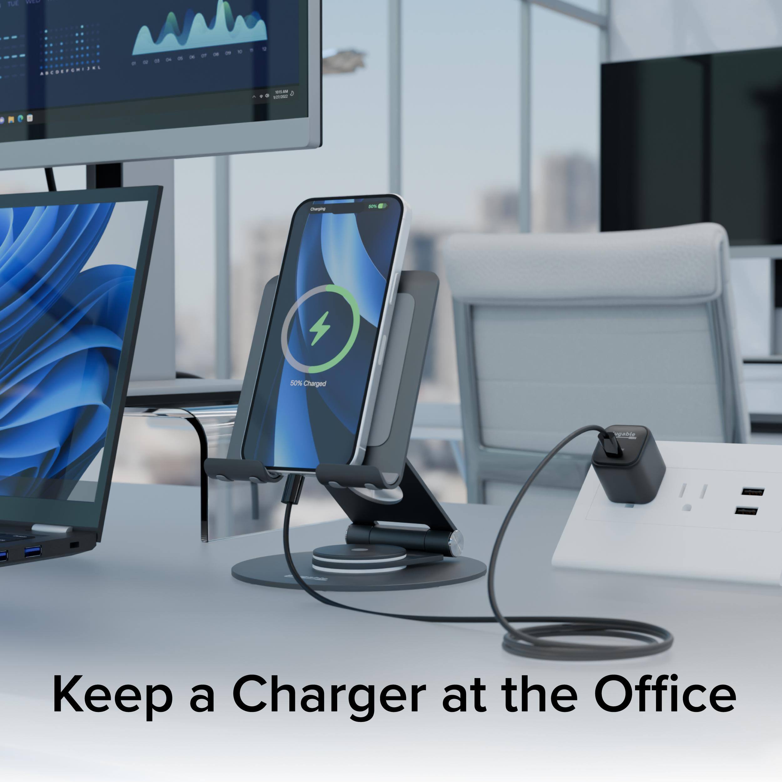 Keep a Charger at the Office