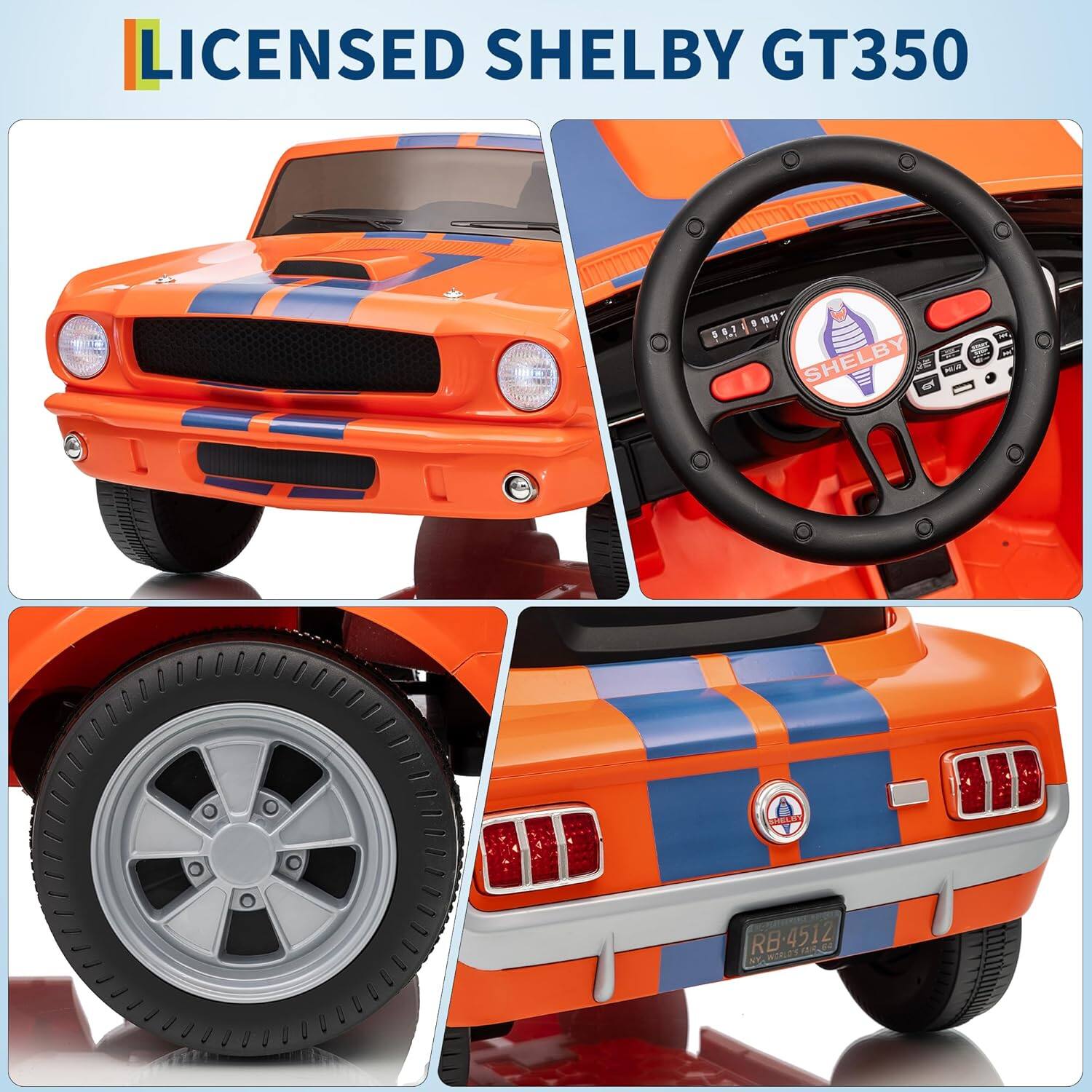 LICENSED SHELBY GT350  
SHELBY d e n - TOLEA RB 4512 10e