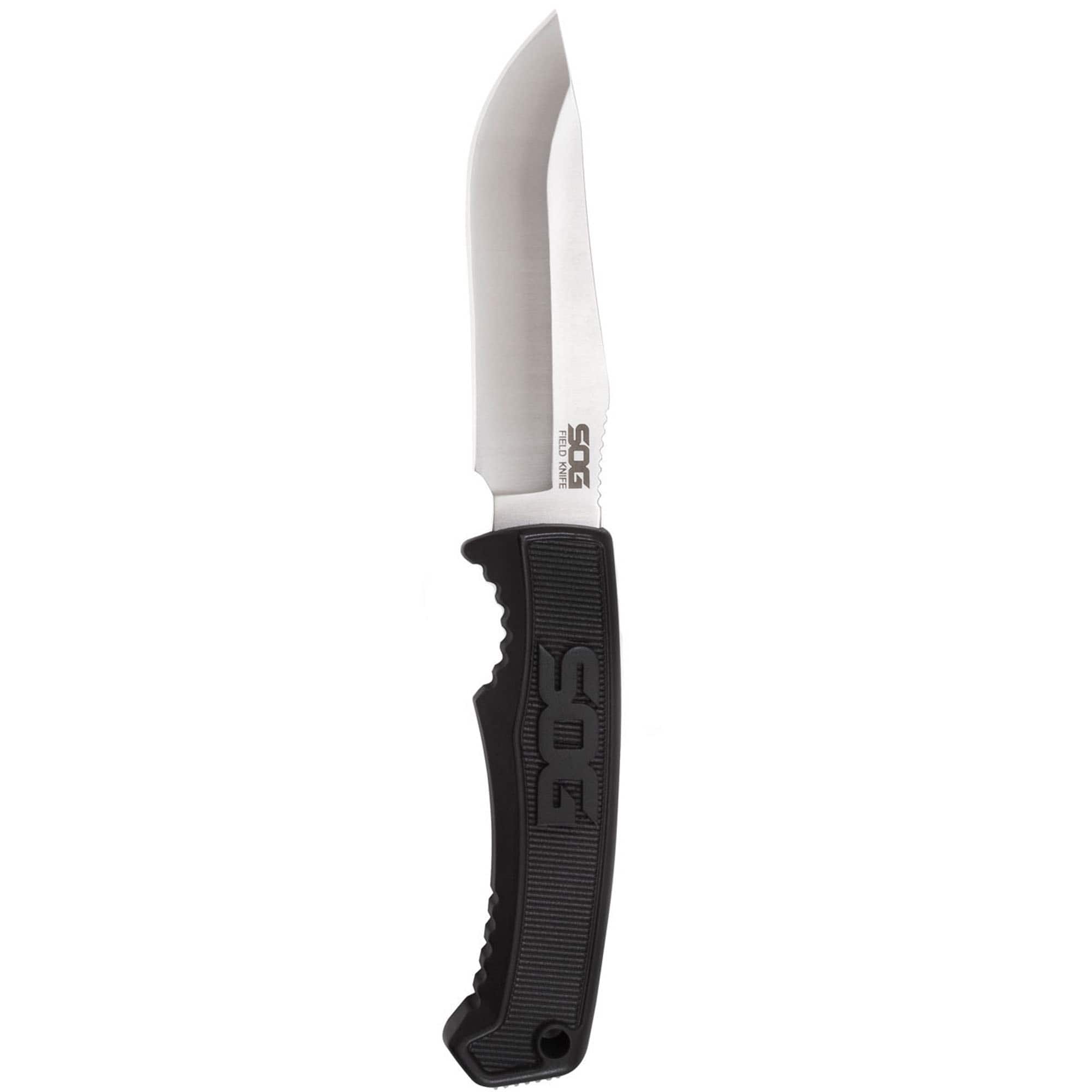 "SOG - Field Knife with 4"" Fixed Satin Finish Blade and Sheath - Black" price history on PriceWatchPro