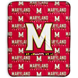 Pegasus - Maryland Terrapins 50" x 60" Repeat Wordmark Fleece Blanket - Multicolor