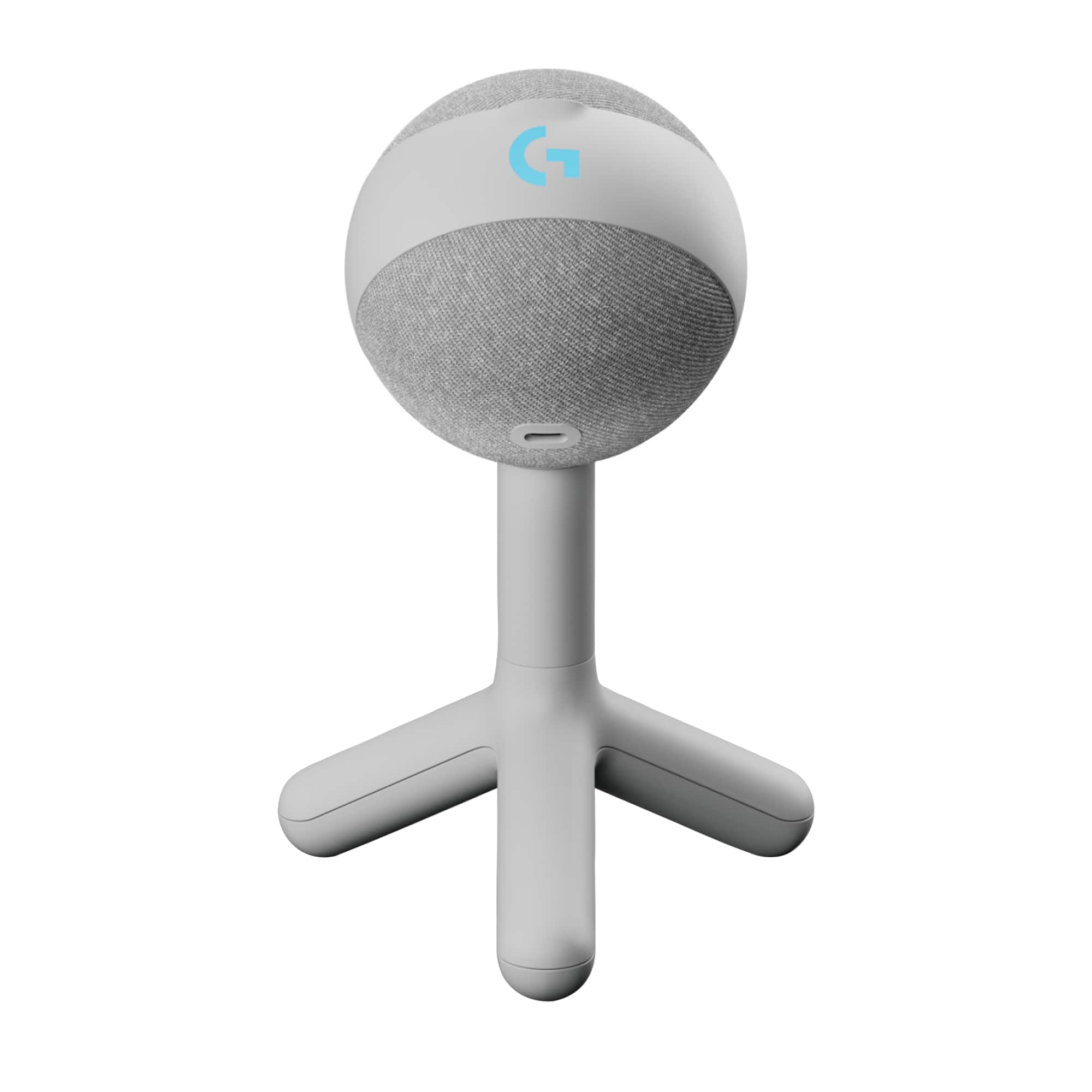 Alt View 17. Logitech - Yeti Orb Wired Cardioid Condenser Gaming Microphone with LIGHTSYNC RGB Lights - White.