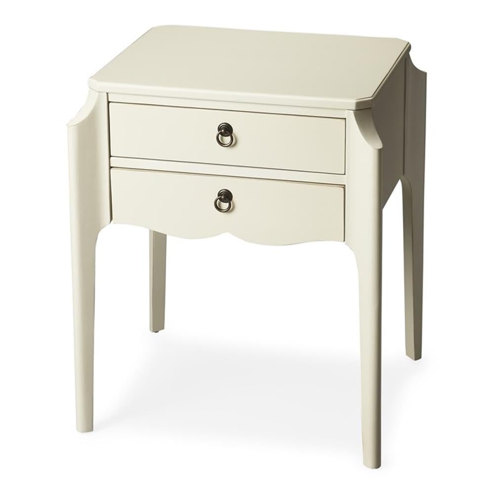 Left. Butler Specialty - Wilshire End Table - White.