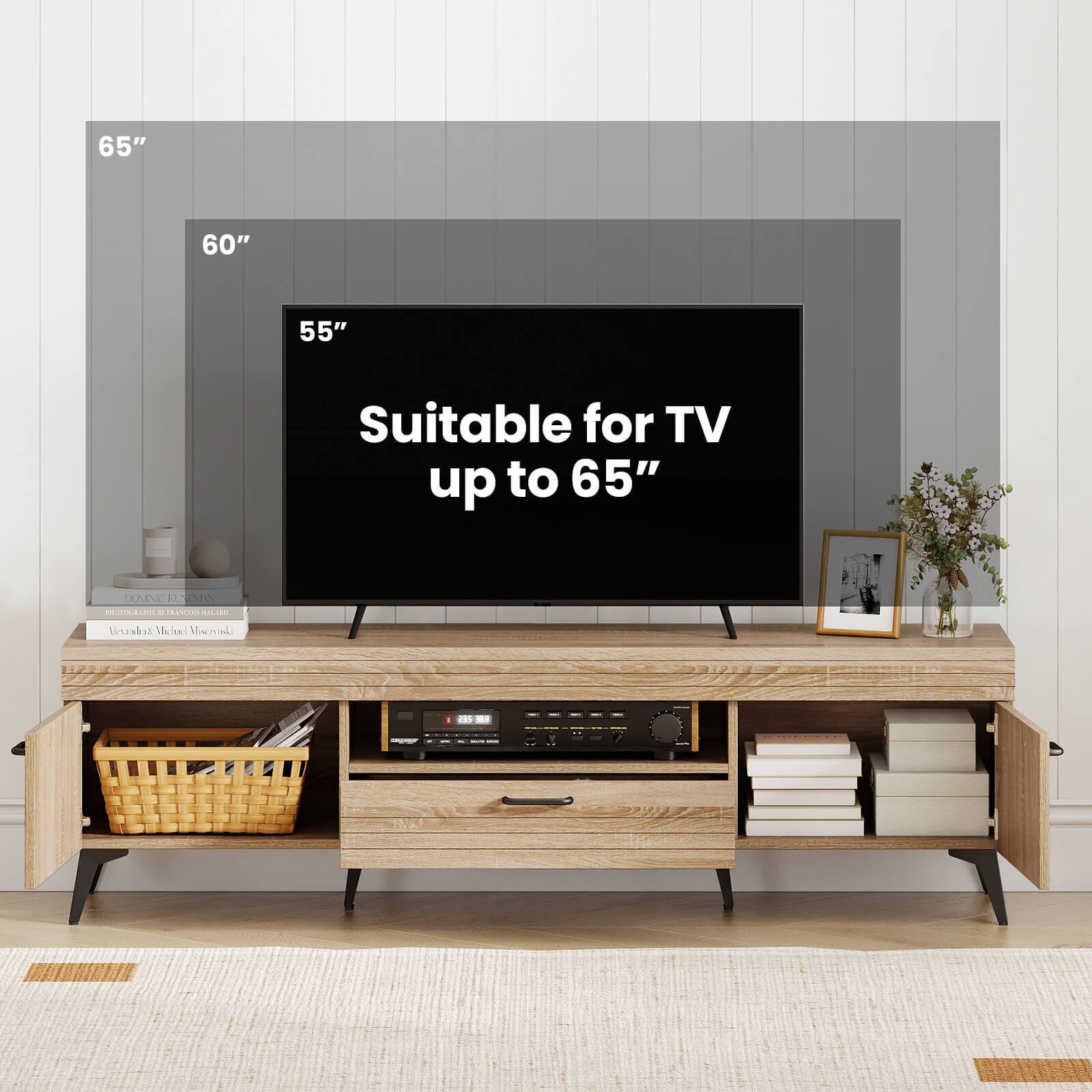 65" 60" 55" Suitable for TV up to 65"