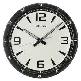 Seiko - 14" Shi Dial Wall Clock - Black Matte
