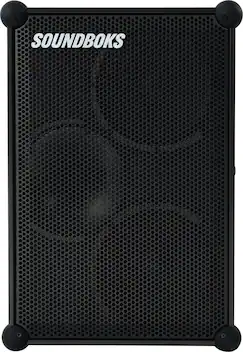 Front. SOUNDBOKS - 4 – Bluetooth Speaker – USB-C Swappable Battery – Party Speaker w/ 40 Hours of Battery – Wireless & Portable – 126dB - Black.