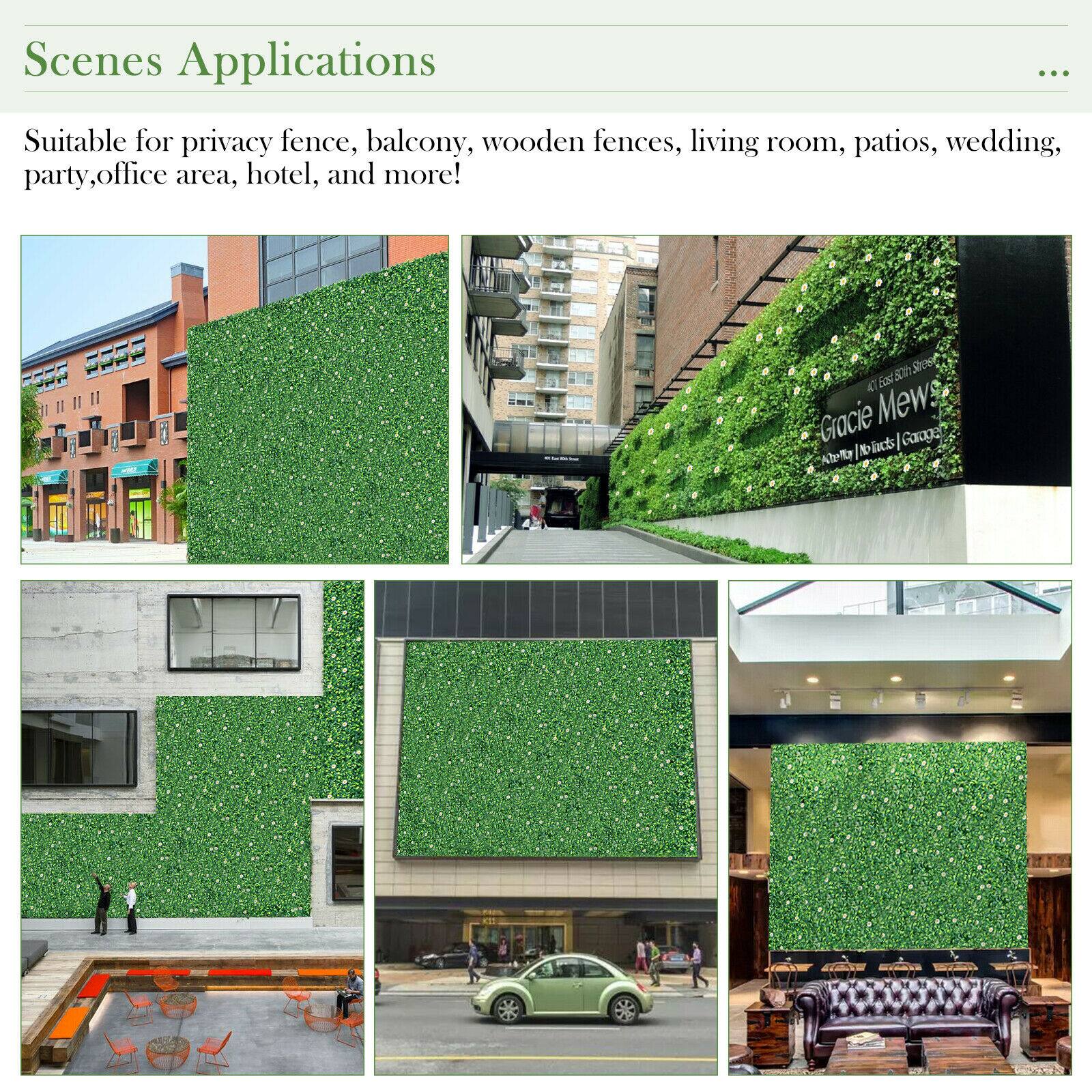 Scenes Applications

Suitable for privacy fence, balcony, wooden fences, living room, patios, wedding, party, office area, hotel, and more!