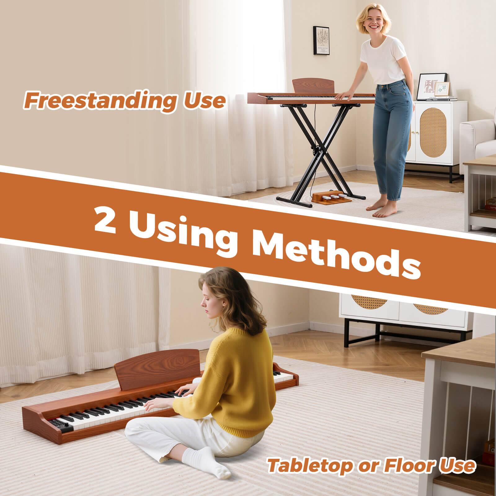 Freestanding Use

2 Using Methods

Tabletop or Floor Use