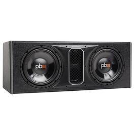 Powerbass - PS-WB102 - 10" Dual Loaded Ported Enclosure - Black/Gray