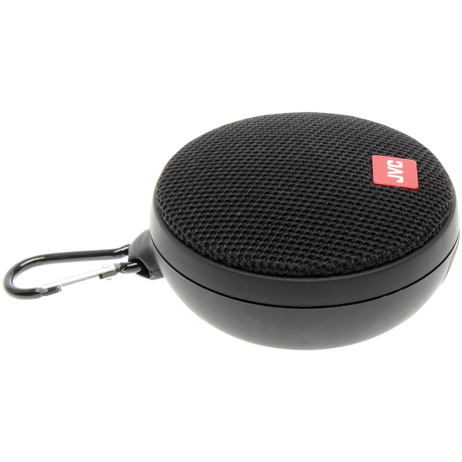 Alt View 1. JVC - Portable Bluetooth Water-Resistant Speaker - Black.