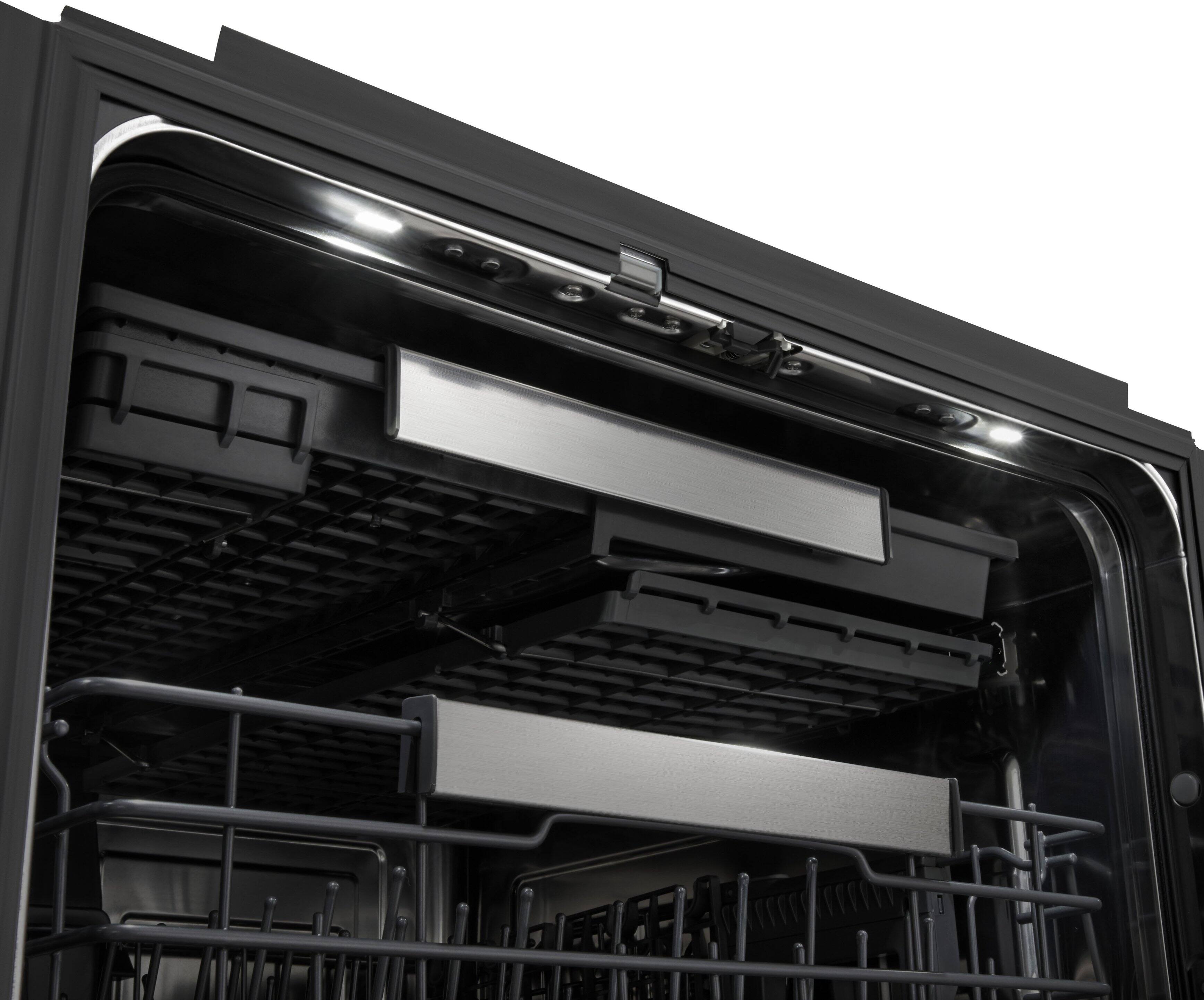 Alt View 21. LG - FlushFit 24" Top Control Smart Built-In Stainless Steel Tub Dishwasher with 3rd Rack, 1 Hour Wash & Dry Cycle and 39dBA - Printproof Stainless Steel.